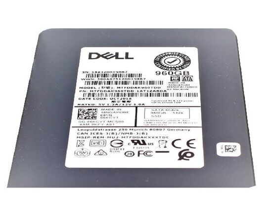 SSD диск для сервера Micron 5200 PRO 960ГБ 2.5" SATA 6Gb/s TLC MTFDDAK960TDD, фото 