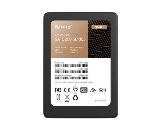 SSD диск для сервера Synology SAT5200 960ГБ 2.5" SATA 6Gb/s SAT5200-960G, фото 