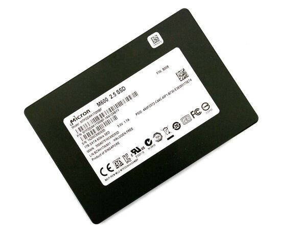 SSD диск для сервера Micron M600 1ТБ 2.5" SATA 6Gb/s MLC MTFDDAK1T0MBF-1AN12A, фото 