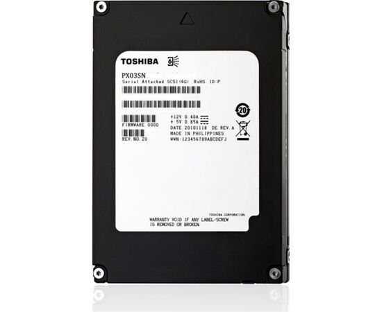 SSD диск для сервера Toshiba PX03SN 1.6ТБ 2.5" SAS 12Gb/s MLC PX03SNB160, фото 