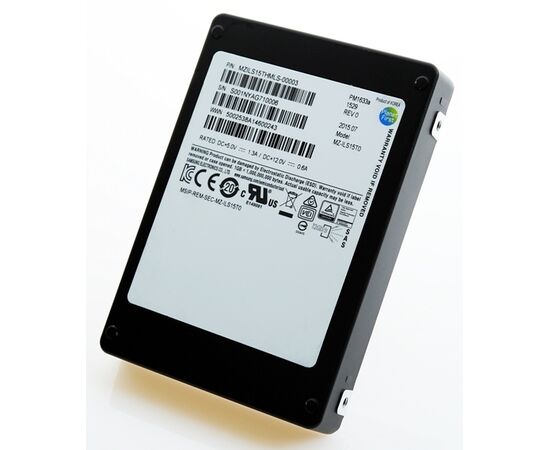 SSD диск для сервера Samsung PM1633a 15.36ТБ 2.5" SAS 12Gb/s TLC MZILS15THMLS, фото 