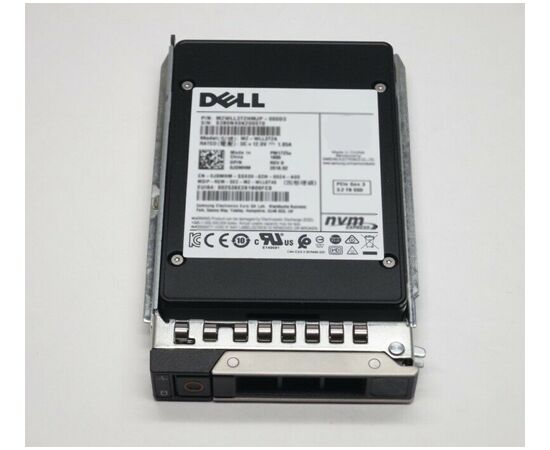 SSD диск для сервера Dell PowerEdge Mixed Use 6.4ТБ 2.5" U.2 NVMe PCIe 3.0 x4 401-ABFL, фото 