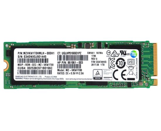 SSD диск SAMSUNG MZVKW1T0HMLH 1TB PCIe Gen3 X4 NVMe M.2, фото 