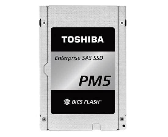 SSD диск для сервера Toshiba PM5-R 3.84ТБ 2.5" SAS 12Gb/s TLC SDFBE84DAB01, фото 