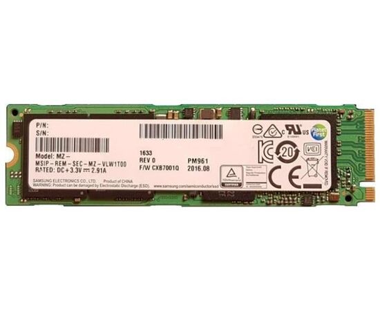 SSD диск SAMSUNG MZ-VLW1T00 1TB Pm961 M.2, фото 