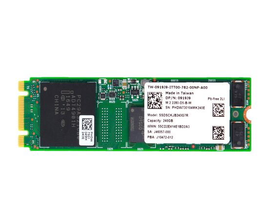 SSD диск для сервера Dell PowerEdge Write Intensive 240ГБ M.2 SATA 6Gb/s MLC 919J9, фото 