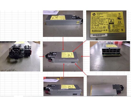 Блок питания HP HSTNS-PD40 500W Flex Slot Platinum Power Supply Kit (HSTNS-PD40), фото 