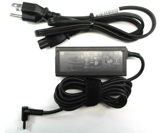 Блок питания HP 854054-003 45W AC Adapter With Powercord (854054-003), фото 