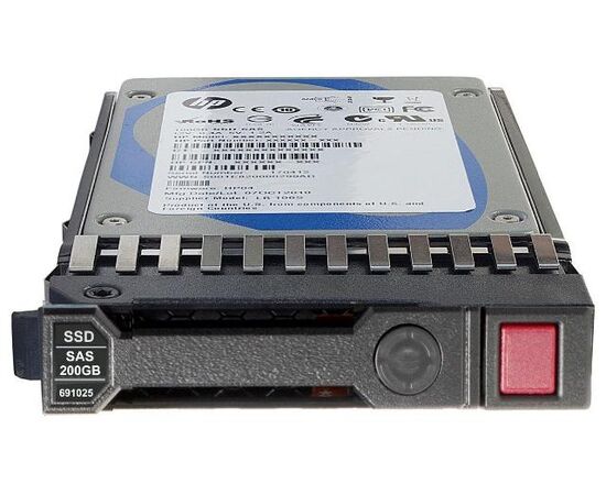 SSD диск для сервера HPE ProLiant Mainstream Endurance 200ГБ 2.5" SAS 12Gb/s 690825-B21, фото 