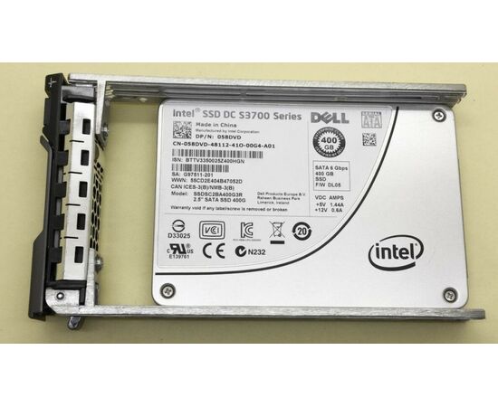 SSD диск для сервера Dell PowerEdge Enterprise 400ГБ 2.5" SATA 6Gb/s MLC 58DVD, фото 