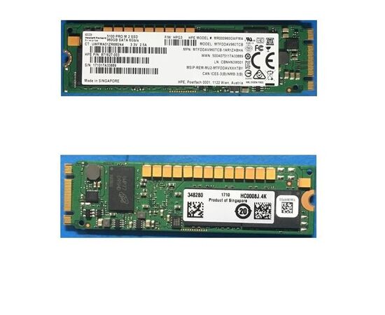 SSD диск для сервера HPE ProLiant Mixed Use 960ГБ M.2 SATA 6Gb/s TLC MR000960GWFMA, фото 