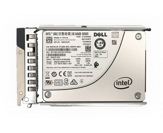 SSD диск для сервера Dell PowerEdge Read Intensive 1.92ТБ 2.5" SATA 6Gb/s TLC XCN15, фото 