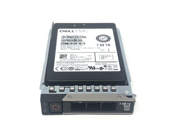 SSD диск для сервера Dell PowerEdge Read Intensive 7.68ТБ 2.5" SAS 12Gb/s TLC RVYD5, фото 