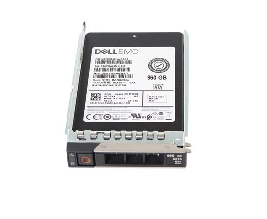 SSD диск для сервера Dell PowerEdge Mixed Use 960ГБ 2.5" SATA 6Gb/s TLC YDHYX, фото 