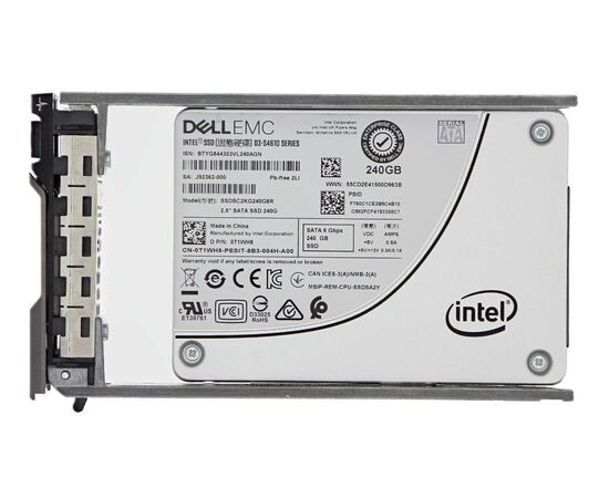 SSD диск для сервера Dell PowerEdge Mixed Use 240ГБ 2.5" SATA 6Gb/s TLC T1WH8, фото 
