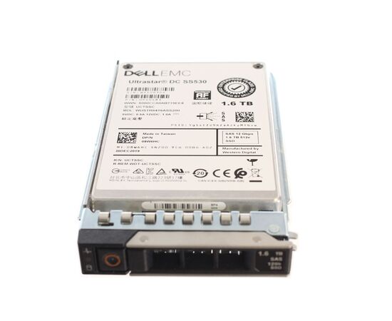 SSD диск для сервера Dell PowerEdge Mixed Use 1.6ТБ 2.5" SAS 12Gb/s TLC 8W6HC, фото 