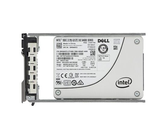 SSD диск для сервера Dell PowerEdge Mixed Use 1.92ТБ 2.5" SATA 6Gb/s TLC 0MWKF2, фото 