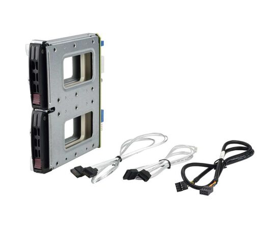 Дисковая корзина Supermicro Hot-swap rear 2.5"x2 Drive Kit, MCP-220-84610-0N, фото 