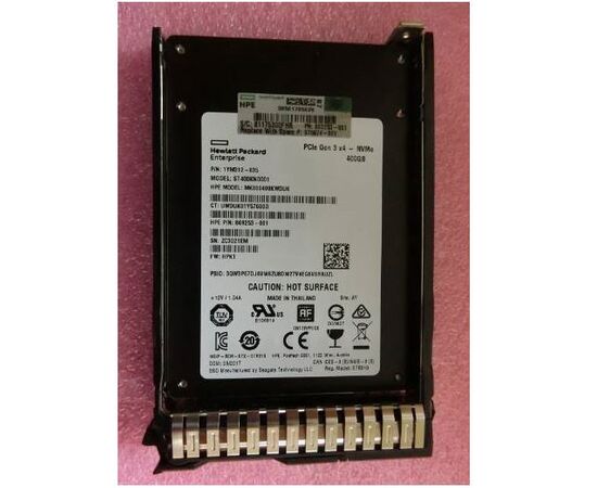 SSD диск для сервера HPE ProLiant Mixed Use 400ГБ 2.5" U.2 NVMe PCIe 3.0 x4 875874-001, фото 