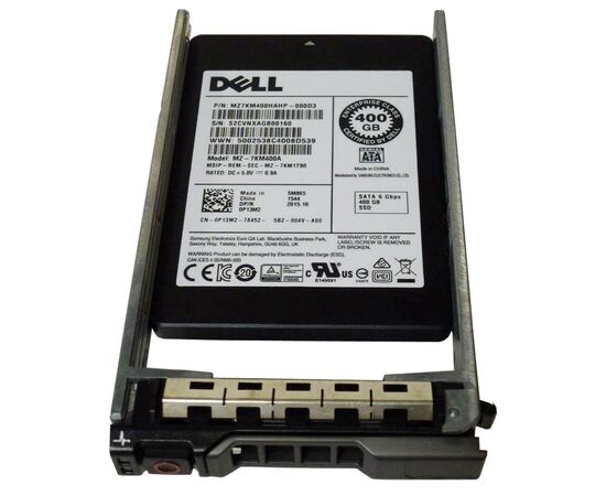 SSD диск для сервера Dell PowerEdge Write Intensive 400ГБ 2.5" SATA 6Gb/s 0P13M2, фото 