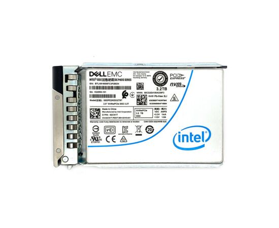 SSD диск для сервера Dell PowerEdge Enterprise 3.2ТБ 2.5" U.2 NVMe PCIe 3.1 x4 TLC 2CN1T, фото 