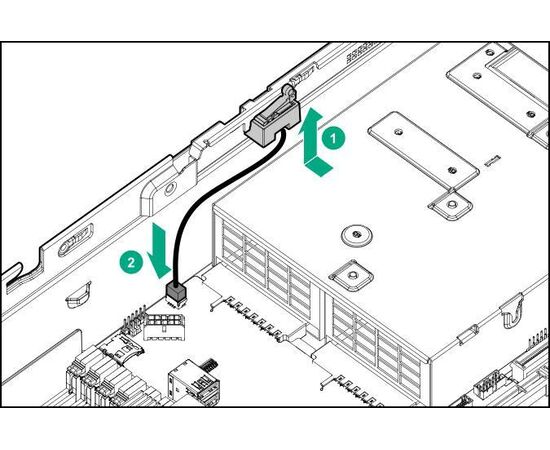 Адаптер HPE Chassis Intrusion Detection Kit (для DL360 Gen10) (867984-B21), фото 