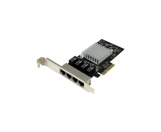 Сетевая карта STARTECH - 4 Port PCI Express Gbe NC - Intel I350 NIC - QP PCIe Network Adapter, фото 