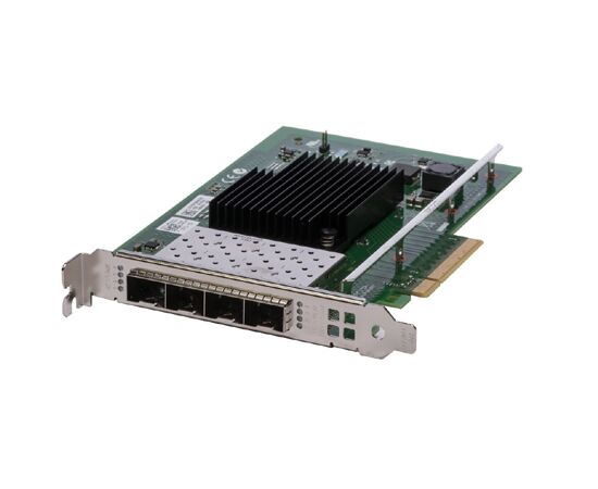 Сетевая карта DELL KRVX9 Intel X710 4x10Gbe SFP+ PCI-e X8 NC, фото 