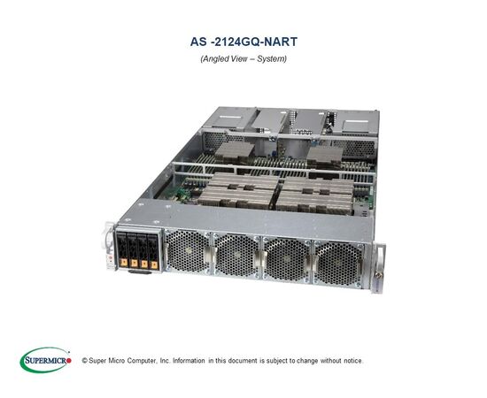Серверная платформа SuperMicro AS -2124GQ-NART с водяным охлаждением, фото 