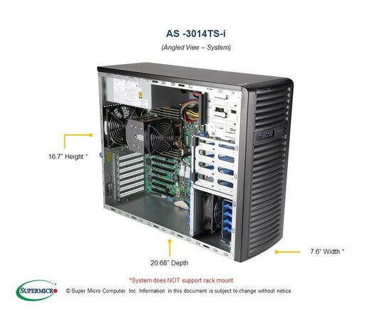 Серверная платформа SuperMicro AS -3014TS-I, фото , изображение 2