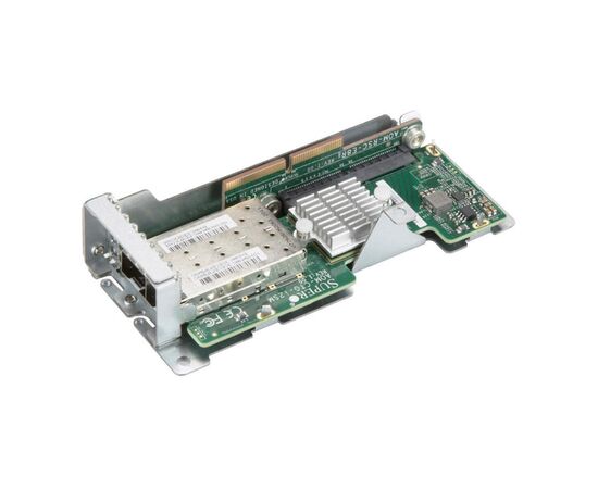 Сетевая карта Supermicro AOM-CTG-I2SM-12 2-Port MicroLP 10GbE SFP+ Adapter Card, фото 