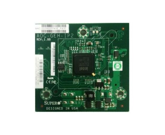 Сетевая карта Supermicro AOC-GEH-IP2 2 Ports Gigabit Ethernet Controller Card, фото 