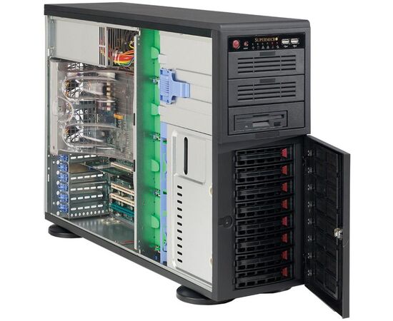 Supermicro CSE-743TQ-903B-SQ Tower / 4U Rack, фото 