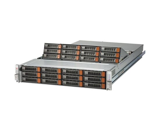 Supermicro CSE-826SE1C-R1K02JBOD серверный корпус 2U установка в стойку, фото 