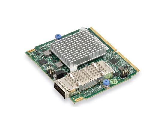 Сетевая карта Supermicro AOC-MHFI-I1C SIOM 1-Port QSFP28 (100Gb/Port) Omni Path Interface Adapter, фото 