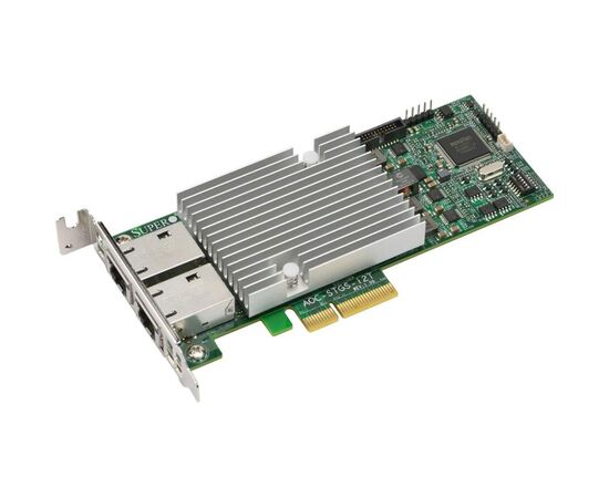 Сетевая карта Supermicro AOC-STGS-I2T-O 2-Port 10 Gigabit (10GbE) PCI-E 3.0 Ethernet Card, фото 