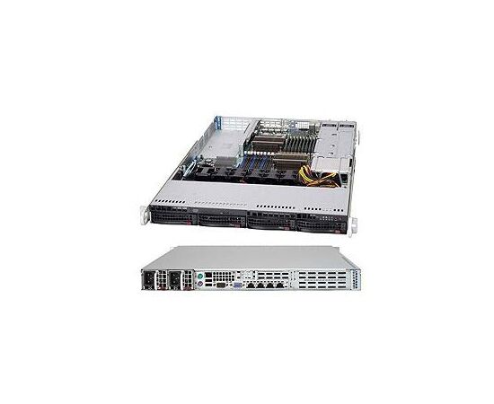 Supermicro CSE-819TQ-R700UB серверный корпус 1U установка в стойку, фото 