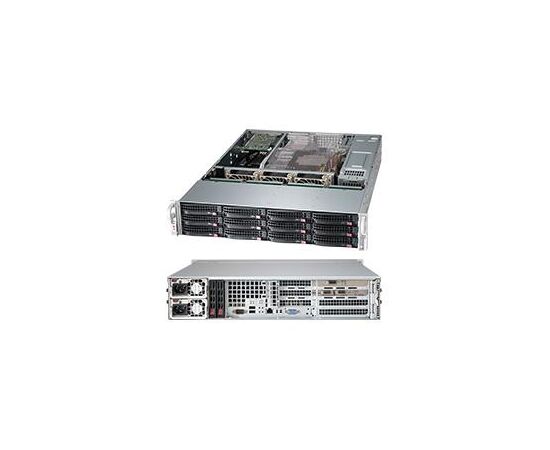 Supermicro CSE-826BE16-R1K28WB серверный корпус 2U установка в стойку, фото 