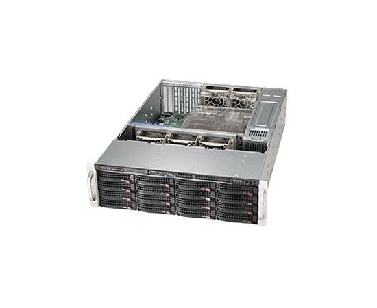 Supermicro CSE-836BA-R1K28B серверный корпус 3U установка в стойку, фото 