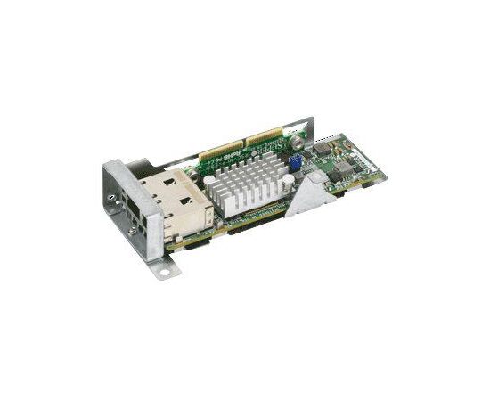 Сетевая карта Supermicro AOM-CTGS-I2T MicroLP 2x 10GBase-T Adapter Card, фото 