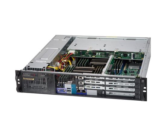 Supermicro CSE-823MTQC-R802WB 2U установка в стойку, фото 