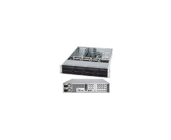 Supermicro CSE-825TQ-R720UB серверный корпус 2U установка в стойку, фото 