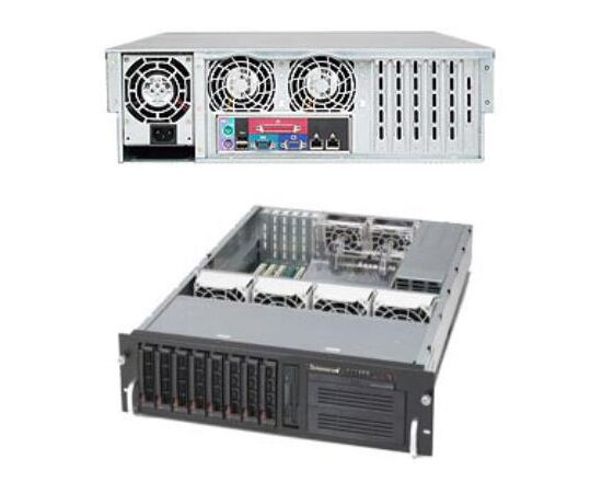 Supermicro CSE-833T-653B серверный корпус 3U установка в стойку, фото 