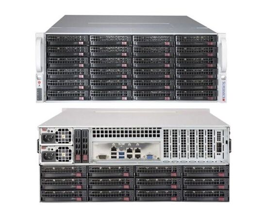 Supermicro CSE-847BE2C-R1K23LPB 4U установка в стойку, фото 