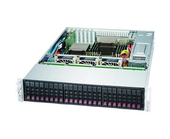 Supermicro CSE-216BAC4-R1K23LPB 2U установка в стойку, фото 