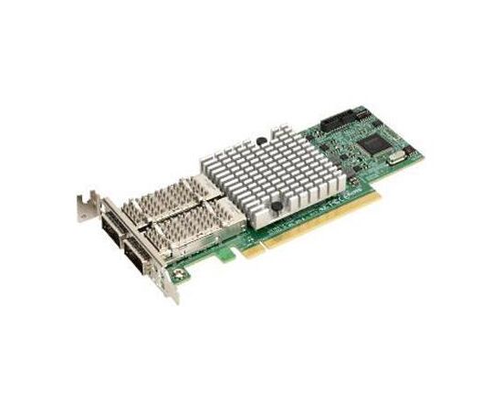 Сетевая карта Supermicro AOC-S100G-M2C Standard LP 2-Port 100GbE, фото 