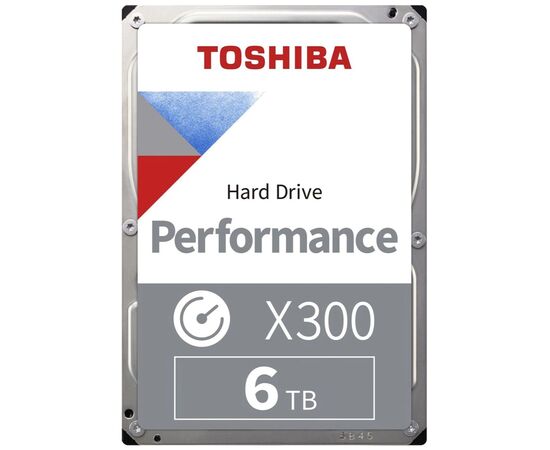 Диск HDD Toshiba X300 SATA III (6Gb/s) 3.5" 6TB, HDWR160UZSVA, фото 