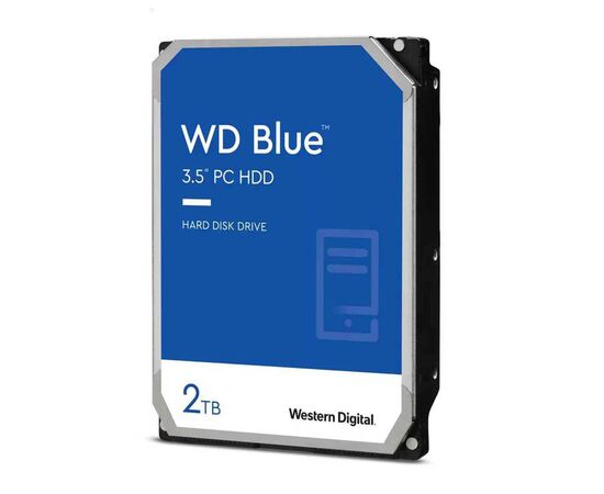 Диск HDD WD Blue SATA III (6Gb/s) 3.5" 2TB, WD20EZBX, фото 