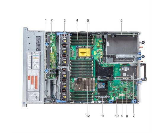 Сервер Dell EMC PowerEdge R740 в корпусе 2U 210-AKXJ-279453, фото , изображение 2