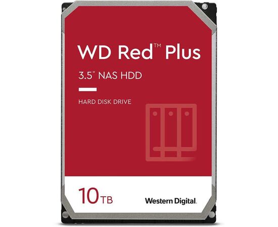 Диск HDD WD Red Plus SATA III (6Gb/s) 3.5" 10TB, WD101EFBX, фото 
